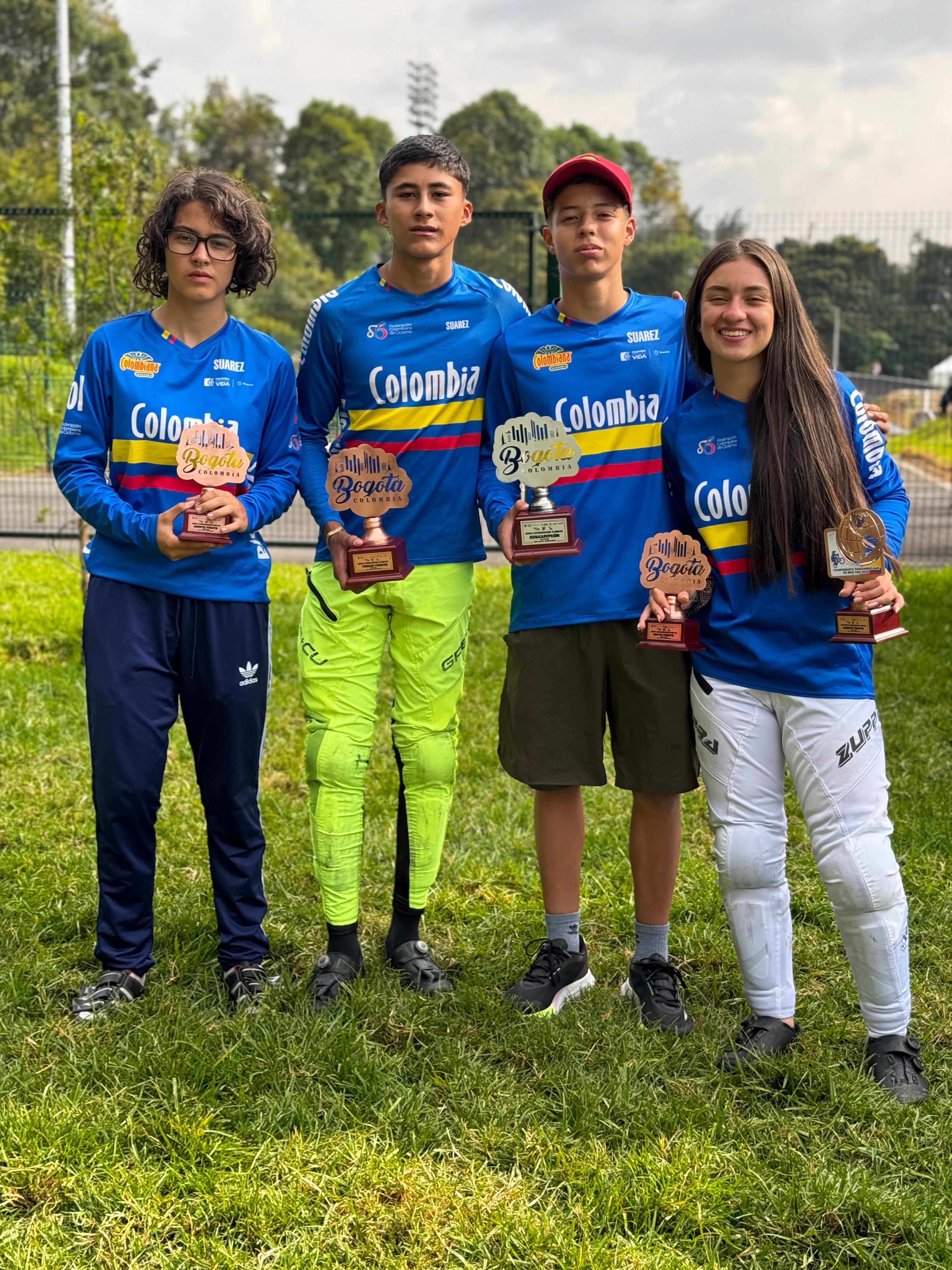 QUINDIANOS TRIUNFAN CON LA SELECCIÓN COLOMBIA DE BMX